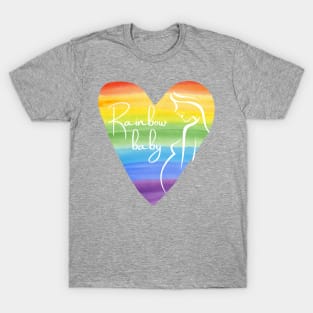 Rainbow Baby Heart T-Shirt